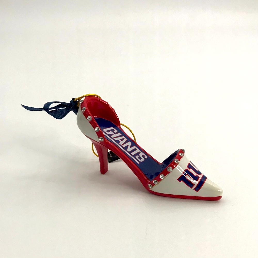 Official NFL Ladies High Heel NY Giants Christmas Ornament